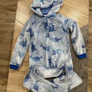 Kids Blue Shark Pajamas
